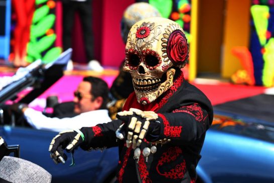 Circuit atmosphere - Day of the Dead Skeleton.
29.10.2023. Formula 1 World Championship, Rd 20, Mexican Grand Prix, Mexico City, Mexico, Race Day.
- www.xpbimages.com, EMail: requests@xpbimages.com © Copyright: Coates / XPB Images