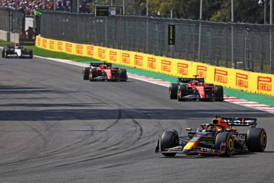 Max Verstappen (NLD) Red Bull Racing RB19.
29.10.2023. Formula 1 World Championship, Rd 20, Mexican Grand Prix, Mexico City, Mexico, Race Day.
- www.xpbimages.com, EMail: requests@xpbimages.com © Copyright: Bearne / XPB Images