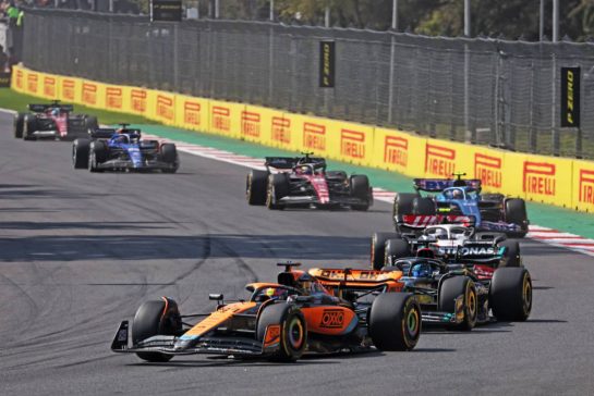 Oscar Piastri (AUS) McLaren MCL60.
29.10.2023. Formula 1 World Championship, Rd 20, Mexican Grand Prix, Mexico City, Mexico, Race Day.
- www.xpbimages.com, EMail: requests@xpbimages.com © Copyright: Bearne / XPB Images