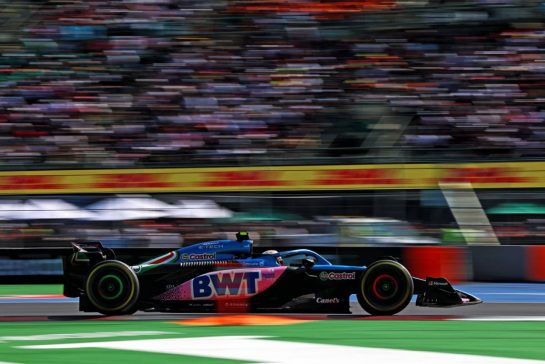 Pierre Gasly (FRA) Alpine F1 Team A523.
29.10.2023. Formula 1 World Championship, Rd 20, Mexican Grand Prix, Mexico City, Mexico, Race Day.
- www.xpbimages.com, EMail: requests@xpbimages.com © Copyright: Charniaux / XPB Images