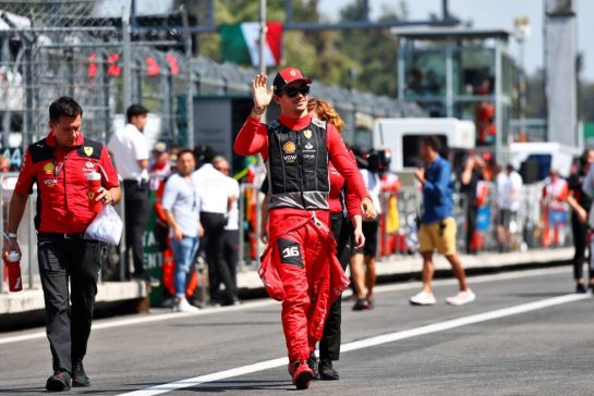 Charles Leclerc (MON) Ferrari on the grid.
29.10.2023. Formula 1 World Championship, Rd 20, Mexican Grand Prix, Mexico City, Mexico, Race Day.
- www.xpbimages.com, EMail: requests@xpbimages.com © Copyright: Charniaux / XPB Images