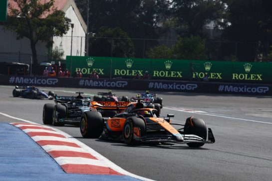 Oscar Piastri (AUS) McLaren MCL60.
29.10.2023. Formula 1 World Championship, Rd 20, Mexican Grand Prix, Mexico City, Mexico, Race Day.
- www.xpbimages.com, EMail: requests@xpbimages.com © Copyright: Charniaux / XPB Images