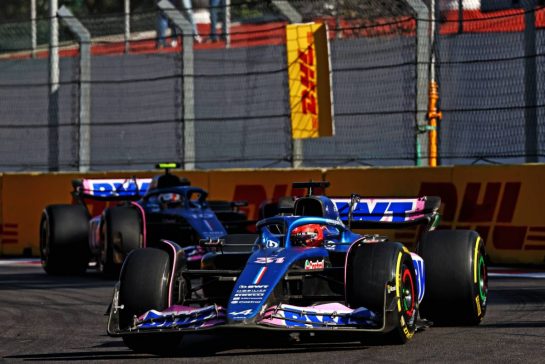 Esteban Ocon (FRA) Alpine F1 Team A523.
29.10.2023. Formula 1 World Championship, Rd 20, Mexican Grand Prix, Mexico City, Mexico, Race Day.
- www.xpbimages.com, EMail: requests@xpbimages.com © Copyright: Coates / XPB Images