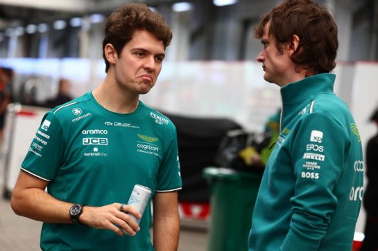 Felipe Drugovich (BRA) Aston Martin F1 Team, Reserve and Development Programme Driver.
02.11.2023. Formula 1 World Championship, Rd 21, Brazilian Grand Prix, Sao Paulo, Brazil, Preparation Day.
- www.xpbimages.com, EMail: requests@xpbimages.com © Copyright: Coates / XPB Images