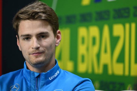 Logan Sargeant (USA) Williams Racing in the FIA Press Conference.
02.11.2023. Formula 1 World Championship, Rd 21, Brazilian Grand Prix, Sao Paulo, Brazil, Preparation Day.
- www.xpbimages.com, EMail: requests@xpbimages.com © Copyright: Price / XPB Images