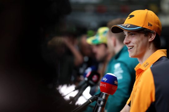 Oscar Piastri (AUS) McLaren.
02.11.2023. Formula 1 World Championship, Rd 21, Brazilian Grand Prix, Sao Paulo, Brazil, Preparation Day.
- www.xpbimages.com, EMail: requests@xpbimages.com © Copyright: Staley / XPB Images