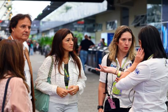 Fabiana Flosi (BRA), wife of Bernie Ecclestone (GBR).
02.11.2023. Formula 1 World Championship, Rd 21, Brazilian Grand Prix, Sao Paulo, Brazil, Preparation Day.
- www.xpbimages.com, EMail: requests@xpbimages.com © Copyright: XPB Images