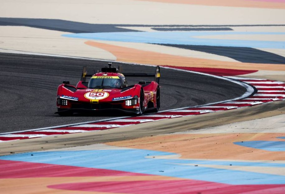 Antonio Fuoco (ITA) / Miguel Molina (ESP) / Nicklas Nielsen (DEN) #50 Ferrari AF Corse, Ferrari 499P. 03.11.2023. FIA World Endurance Championship, Round 7, Eight Hours of Bahrain, Sakhir, Bahrain, Friday. - www.xpbimages.com, EMail: requests@xpbimages.com © Copyright: Moy/XPB Images