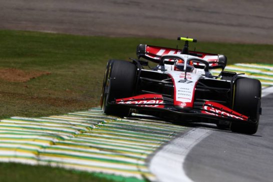 Nico Hulkenberg (GER) Haas VF-23.
04.11.2023. Formula 1 World Championship, Rd 21, Brazilian Grand Prix, Sao Paulo, Brazil, Sprint Day.
- www.xpbimages.com, EMail: requests@xpbimages.com © Copyright: Coates / XPB Images