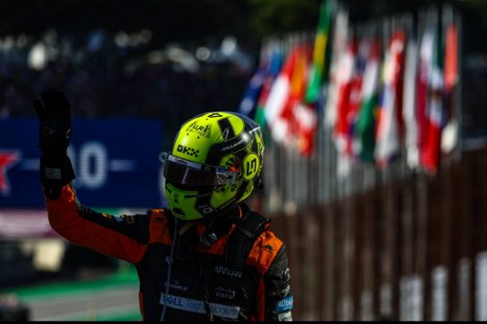 Lando Norris (GBR), McLaren F1 Team 
04.11.2023. Formula 1 World Championship, Rd 21, Brazilian Grand Prix, Sao Paulo, Brazil, Sprint Day.
- www.xpbimages.com, EMail: requests@xpbimages.com © Copyright: Charniaux / XPB Images
