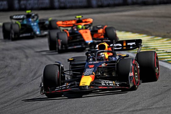 Max Verstappen (NLD) Red Bull Racing RB19.
05.11.2023. Formula 1 World Championship, Rd 21, Brazilian Grand Prix, Sao Paulo, Brazil, Race Day.
- www.xpbimages.com, EMail: requests@xpbimages.com © Copyright: Price / XPB Images