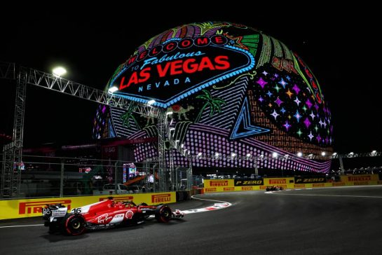 Charles Leclerc (MON) Ferrari SF-23.
16.11.2023. Formula 1 World Championship, Rd 22, Las Vegas Grand Prix, Las Vegas, Nevada, USA, Practice Day.
- www.xpbimages.com, EMail: requests@xpbimages.com © Copyright: Charniaux / XPB Images