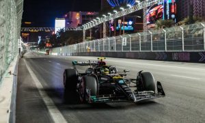 Hamilton having fun with 'some serious speeds' in Vegas