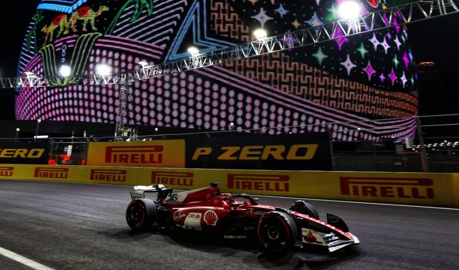 Charles Leclerc (MON) Ferrari SF-23. 16.11.2023. Formula 1 World Championship, Rd 22, Las Vegas Grand Prix, Las Vegas, Nevada, USA, Practice Day. - www.xpbimages.com, EMail: requests@xpbimages.com © Copyright: Coates / XPB Images