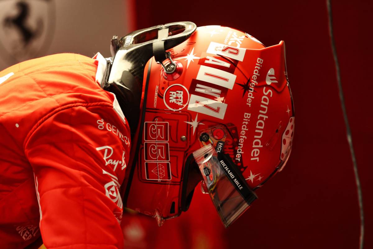 Carlos Sainz Jr (ESP) Ferrari SF-23. 17.11.2023. Formula 1 World Championship, Rd 22, Las Vegas Grand Prix, Las Vegas, Nevada, USA, Qualifying Day. - www.xpbimages.com, EMail: requests@xpbimages.com © Copyright: Batchelor / XPB Images