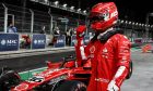 Charles Leclerc (MON) Ferrari SF-23 celebrates his pole position in qualifying parc ferme. 17.11.2023. Formula 1 World Championship, Rd 22, Las Vegas Grand Prix, Las Vegas, Nevada, USA, Qualifying Day. - www.xpbimages.com, EMail: requests@xpbimages.com © Copyright: Moy / XPB Images