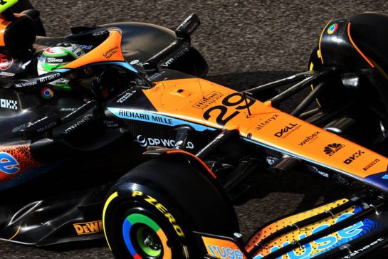 Pato O'Ward (MEX) McLaren MCL60 Test Driver.
24.11.2023. Formula 1 World Championship, Rd 23, Abu Dhabi Grand Prix, Yas Marina Circuit, Abu Dhabi, Practice Day.
- www.xpbimages.com, EMail: requests@xpbimages.com © Copyright: Batchelor / XPB Images