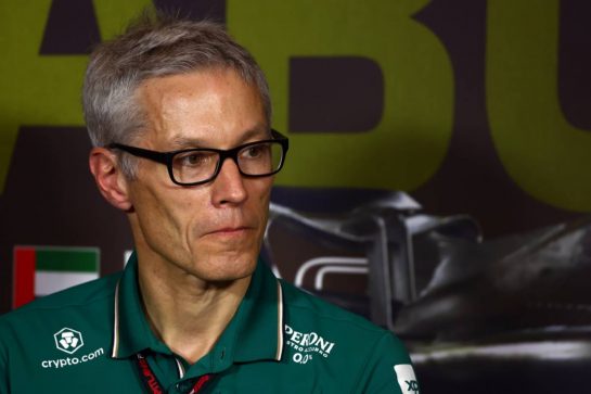 Mike Krack (LUX) Aston Martin F1 Team, Team Principal in the FIA Press Conference.
24.11.2023. Formula 1 World Championship, Rd 23, Abu Dhabi Grand Prix, Yas Marina Circuit, Abu Dhabi, Practice Day.
- www.xpbimages.com, EMail: requests@xpbimages.com © Copyright: Batchelor / XPB Images