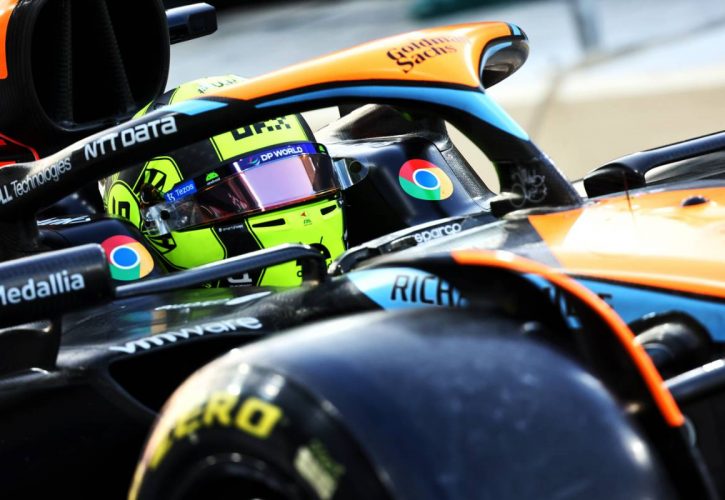 Lando Norris (GBR) McLaren MCL60. 24.11.2023. Formula 1 World Championship, Rd 23, Abu Dhabi Grand Prix, Yas Marina Circuit, Abu Dhabi, Practice Day. - www.xpbimages.com, EMail: requests@xpbimages.com © Copyright: Batchelor / XPB Images