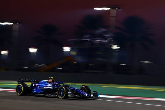 Logan Sargeant (USA) Williams Racing FW45.
24.11.2023. Formula 1 World Championship, Rd 23, Abu Dhabi Grand Prix, Yas Marina Circuit, Abu Dhabi, Practice Day.
- www.xpbimages.com, EMail: requests@xpbimages.com © Copyright: Coates / XPB Images