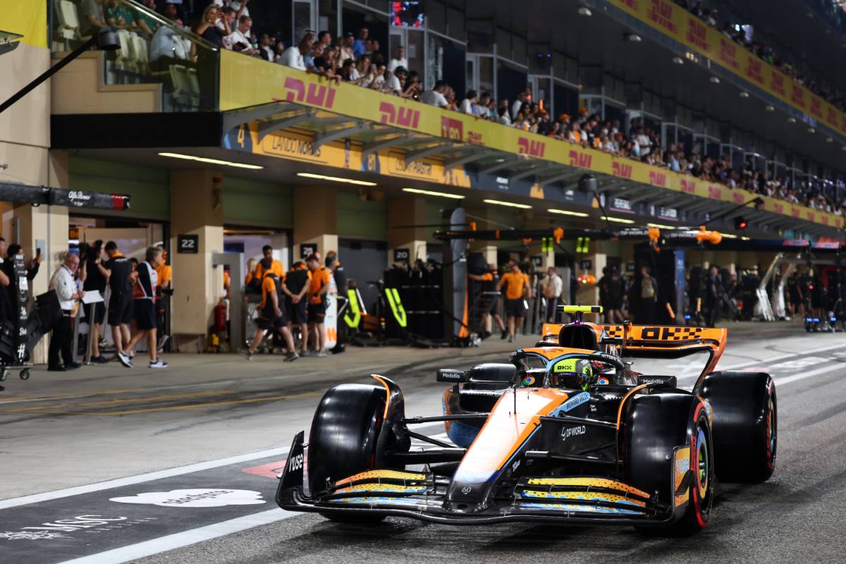 Lando Norris (GBR) McLaren MCL60.