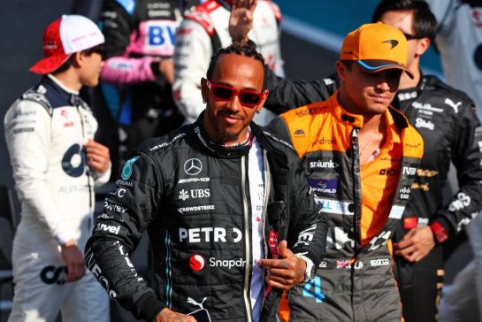 Lewis Hamilton (GBR) Mercedes AMG F1.
26.11.2023. Formula 1 World Championship, Rd 23, Abu Dhabi Grand Prix, Yas Marina Circuit, Abu Dhabi, Race Day.
 - www.xpbimages.com, EMail: requests@xpbimages.com © Copyright: Coates / XPB Images