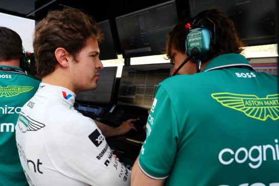 Felipe Drugovich (BRA) Aston Martin F1 Team, Reserve and Development Programme Driver.
28.11.2023. Formula 1 Testing, Yas Marina Circuit, Abu Dhabi, Tuesday.
- www.xpbimages.com, EMail: requests@xpbimages.com © Copyright: Batchelor / XPB Images