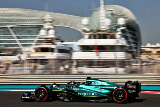 Felipe Drugovich (BRA) Aston Martin F1 Team AMR23, Reserve and Development Programme Driver.
28.11.2023. Formula 1 Testing, Yas Marina Circuit, Abu Dhabi, Tuesday.
- www.xpbimages.com, EMail: requests@xpbimages.com © Copyright: Batchelor / XPB Images