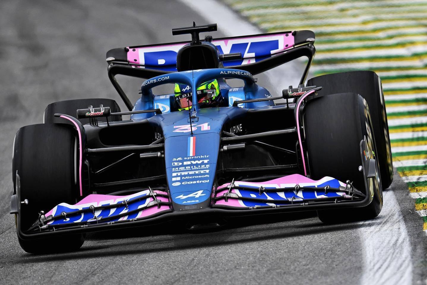 Ocon testing 2024 Alpine in sim since September ...Middle East