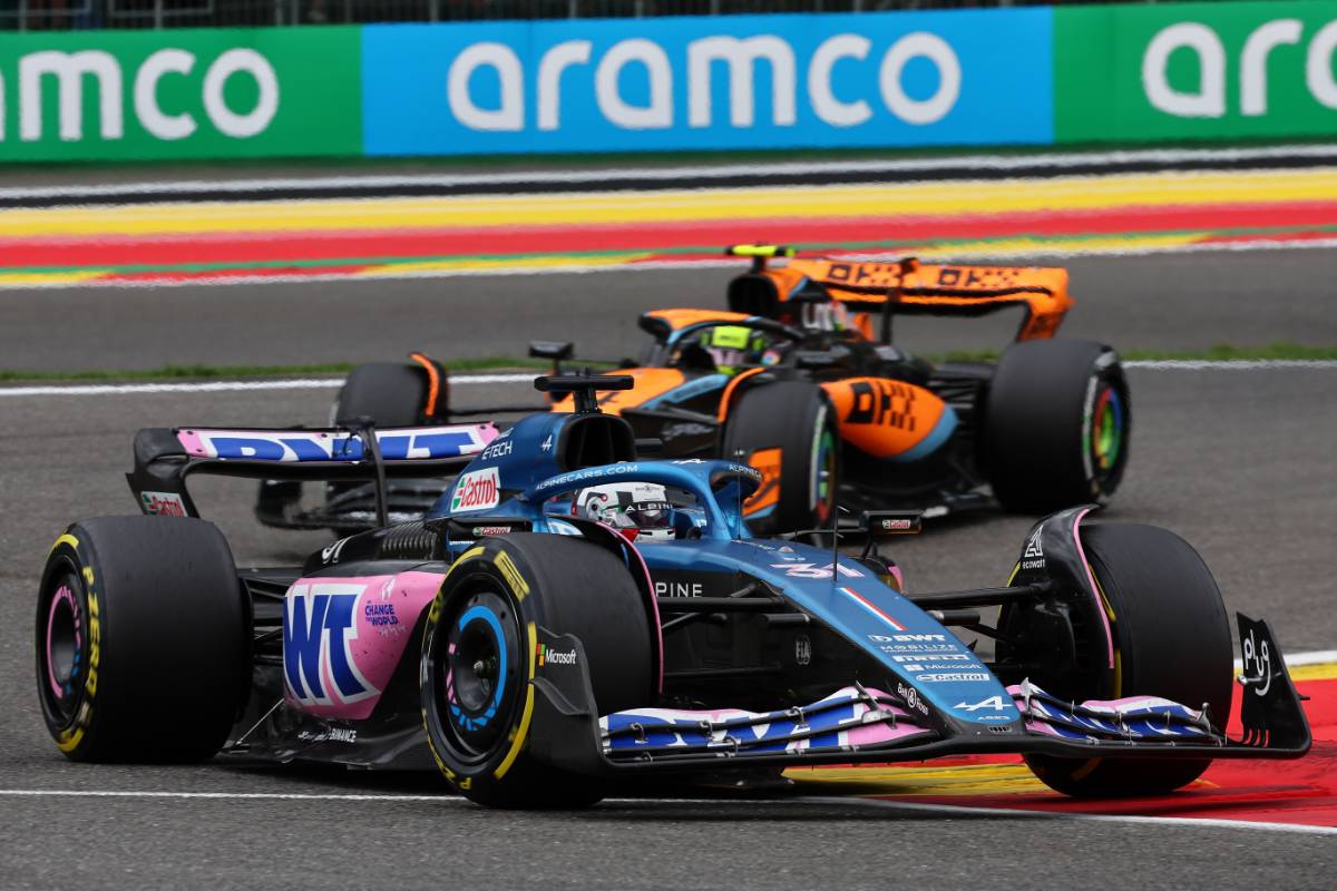 Esteban Ocon (FRA) Alpine F1 Team A523. 30.07.2023. Formula 1 World Championship, Rd 13, Belgian Grand Prix, Spa Francorchamps, Belgium, Race Day. - www.xpbimages.com, EMail: requests@xpbimages.com © Copyright: Batchelor / XPB Images