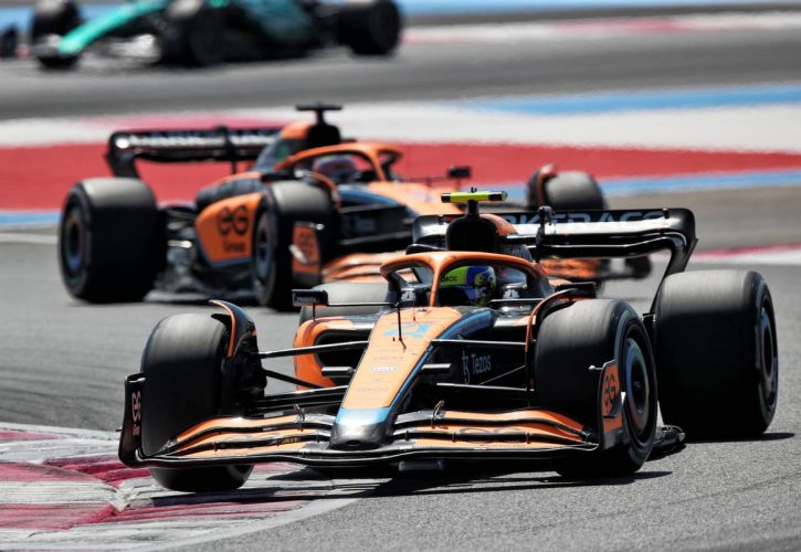 Lando Norris (GBR) McLaren MCL36. 24.07.2022. Formula 1 World Championship, Rd 12, French Grand Prix, Paul Ricard, France, Race Day. - www.xpbimages.com, EMail: requests@xpbimages.com © Copyright: Coates / XPB Images