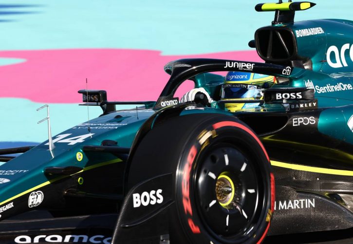 Fernando Alonso (ESP) Aston Martin F1 Team AMR23. 17.03.2023. Formula 1 World Championship, Rd 2, Saudi Arabian Grand Prix, Jeddah, Saudi Arabia, Practice Day. - www.xpbimages.com, EMail: requests@xpbimages.com © Copyright: Coates / XPB Images