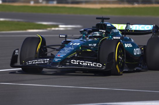 action, Silverstone Circuit, F12403a, F1, GP, Great Britain
Lance Stroll, Aston Martin AMR24