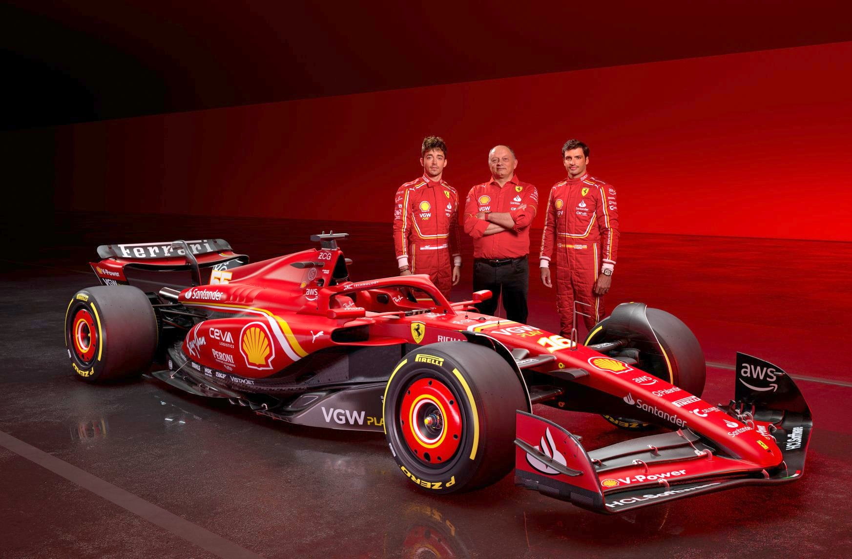 Ferrari Unveils Eye-Catching SF-24 F1 Car with Unique White and Yellow Design