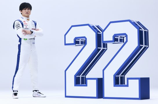 Yuki Tsunoda seen at the car launch at Visa Cash App RB, 2024 // Will Cornelius / Content Pool // SI202402080205 // Usage for editorial use only //