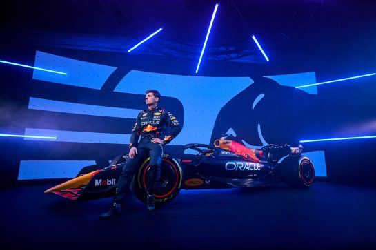 Max Verstappen poses for a portrait during Red Bull Racing 2024 Season Launch RB20 in London, UK on January 30, 2024 // Will Cornelius / Content Pool // SI202402140470 // Usage for editorial use only //