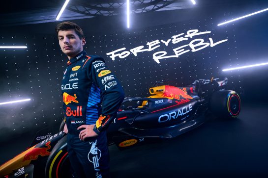Max Verstappen poses for a portrait during Red Bull Racing 2024 Season Launch RB20 in London, UK on January 30, 2024 // Will Cornelius / Content Pool // SI202402140472 // Usage for editorial use only //
