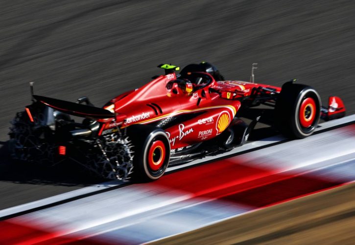 Carlos Sainz Jr (ESP) Ferrari SF-24. 21.02.2024. Formula 1 Testing, Sakhir, Bahrain, Day One. - www.xpbimages.com, EMail: requests@xpbimages.com © Copyright: Coates / XPB Images