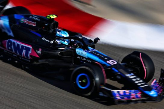 Pierre Gasly (FRA) Alpine F1 Team A524.
21.02.2024. Formula 1 Testing, Sakhir, Bahrain, Day One.
- www.xpbimages.com, EMail: requests@xpbimages.com © Copyright: Coates / XPB Images