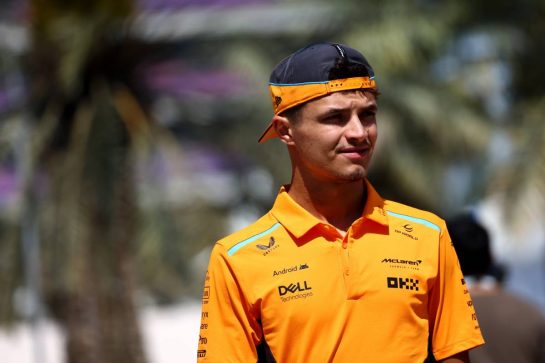 Lando Norris (GBR) McLaren.
29.02.2024. Formula 1 World Championship, Rd 1, Bahrain Grand Prix, Sakhir, Bahrain, Practice Day
- www.xpbimages.com, EMail: requests@xpbimages.com © Copyright: Batchelor / XPB Images