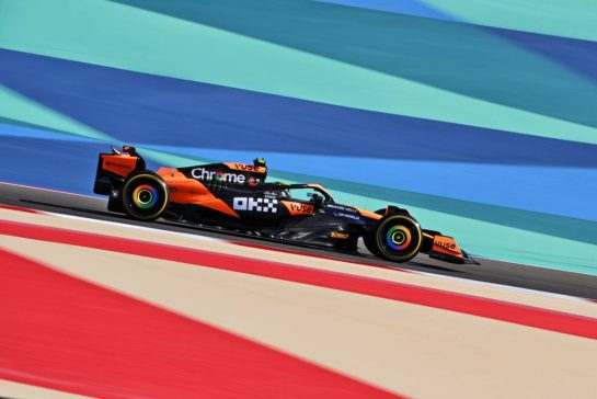 Lando Norris (GBR) McLaren MCL38.
29.02.2024. Formula 1 World Championship, Rd 1, Bahrain Grand Prix, Sakhir, Bahrain, Practice Day
- www.xpbimages.com, EMail: requests@xpbimages.com © Copyright: Price / XPB Images