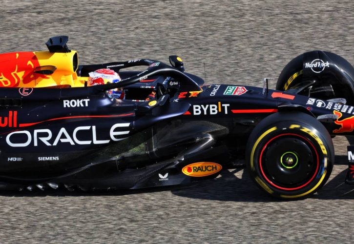 Max Verstappen (NLD) Red Bull Racing RB20. 29.02.2024. Formula 1 World Championship, Rd 1, Bahrain Grand Prix, Sakhir, Bahrain, Practice Day - www.xpbimages.com, EMail: requests@xpbimages.com © Copyright: Bearne / XPB Images