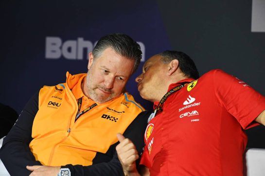 Toto Wolff (GER) Mercedes AMG F1 Shareholder and Executive Director in the FIA Press Conference.
29.02.2024. Formula 1 World Championship, Rd 1, Bahrain Grand Prix, Sakhir, Bahrain, Practice Day
- www.xpbimages.com, EMail: requests@xpbimages.com © Copyright: XPB Images