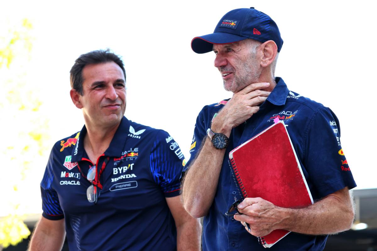 Adrian Newey (GBR) Red Bull Racing Chief Technical Officer (Right) with Pierre Wache (FRA) Red Bull Racing Technical Director.
07.10.2023. Formula 1 World Championship, Rd 18, Qatar Grand Prix, Doha, Qatar, Sprint Day.
- www.xpbimages.com, EMail: requests@xpbimages.com © Copyright: Coates / XPB Images