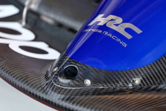 RB VCARB 01 nosecone detail.
01.03.2024. Formula 1 World Championship, Rd 1, Bahrain Grand Prix, Sakhir, Bahrain, Qualifying Day.
- www.xpbimages.com, EMail: requests@xpbimages.com © Copyright: Batchelor / XPB Images