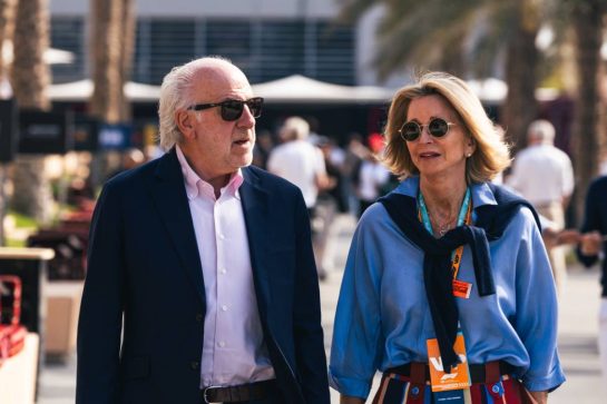 (L to R): David Richards (GBR) Prodrive Chairman with his wife Karen Richards (GBR).
02.03.2024. Formula 1 World Championship, Rd 1, Bahrain Grand Prix, Sakhir, Bahrain, Race Day.
- www.xpbimages.com, EMail: requests@xpbimages.com © Copyright: Bearne / XPB Images