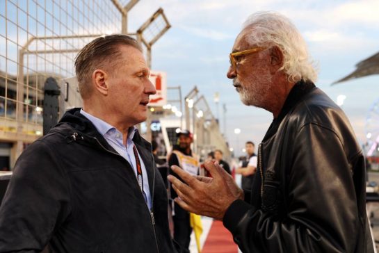 (L to R): Jos Verstappen (NLD) with Flavio Briatore (ITA) on the grid.
02.03.2024. Formula 1 World Championship, Rd 1, Bahrain Grand Prix, Sakhir, Bahrain, Race Day.
- www.xpbimages.com, EMail: requests@xpbimages.com © Copyright: Bearne / XPB Images