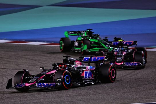 Esteban Ocon (FRA) Alpine F1 Team A524.
02.03.2024. Formula 1 World Championship, Rd 1, Bahrain Grand Prix, Sakhir, Bahrain, Race Day.
- www.xpbimages.com, EMail: requests@xpbimages.com © Copyright: Charniaux / XPB Images