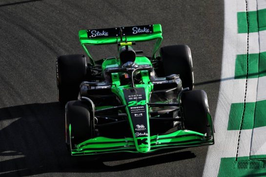 Zhou Guanyu (CHN) Sauber C44.
07.03.2024. Formula 1 World Championship, Rd 2, Saudi Arabian Grand Prix, Jeddah, Saudi Arabia, Practice Day.
- www.xpbimages.com, EMail: requests@xpbimages.com © Copyright: Bearne / XPB Images