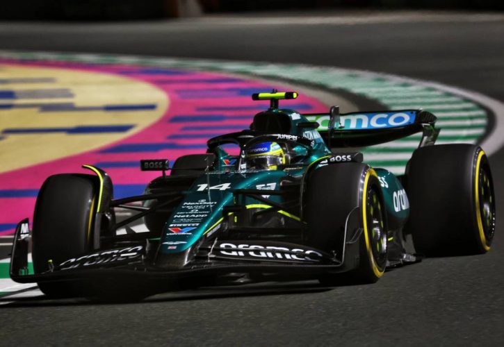 Fernando Alonso (ESP) Aston Martin F1 Team AMR24. 07.03.2024. Formula 1 World Championship, Rd 2, Saudi Arabian Grand Prix, Jeddah, Saudi Arabia, Practice Day. - www.xpbimages.com, EMail: requests@xpbimages.com © Copyright: Charniaux / XPB Images